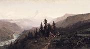 William Keith Mount Hood, Oregon Germany oil painting artist